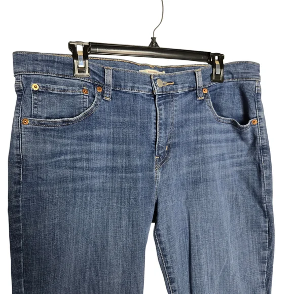 Levi's Women's Boyfriend Jeans - Blue - Picture 3 of 7